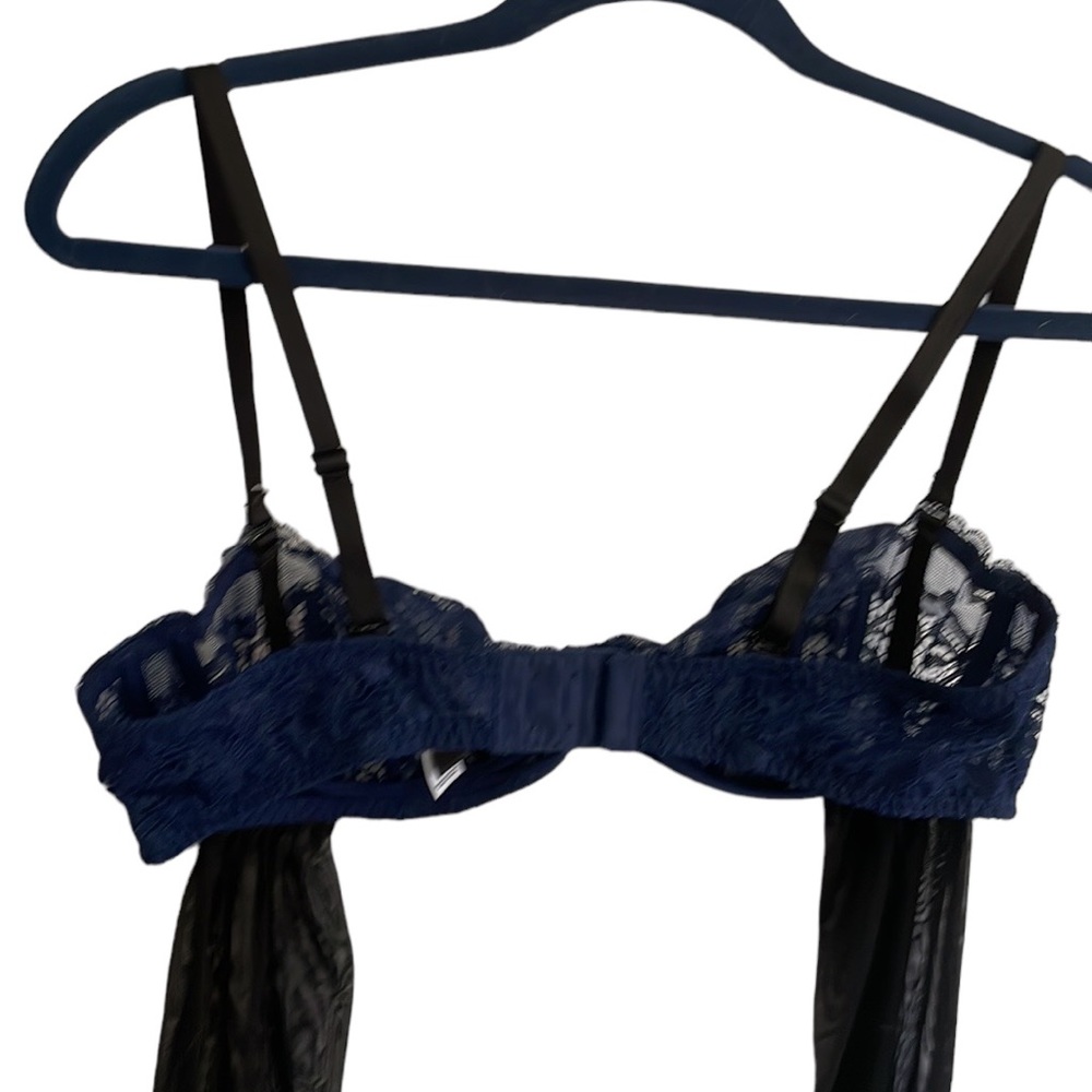 Adore Me Midnight Blue Bra & Panty Set